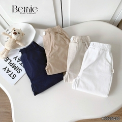 Quần dài kaki đính cúc quần âu dài kaki cho bé trai phong cách Hàn quốc 1 đến 7 tuổi BERNIE H0525Q30