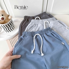  Quần dài quần nỉ da cá phong cách thể thao phối dây cho bé trai bé gái size 9 tới 28kg BERNIE H0725Q84