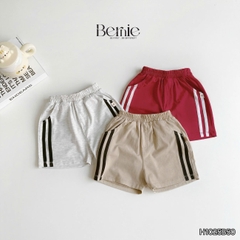 Set bộ cộc phong cách thể thao áo cotton họa tiết Home run kèm quần short cho bé trai size 9 tới 28kg BERNIE H1025B50