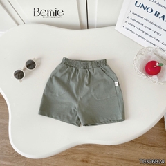 Set bộ tay ngắn cotton cho bé trai họa tiết in trần Puppy Good day kèm quần short size 9 tới 25kg BERNIE T0326B24