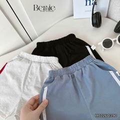 Quần short quần đùi chất thun cotton phong cách Sport cho bé trai bé gái size 9 tới 28kg BERNIE H0226Q39Đ