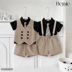 Set vest gile công tước hàn quốc 5CT cho bé trai thôi nôi sinh nhật đi tiệc 1 đến 7 tuổi BERNIE H0625B12