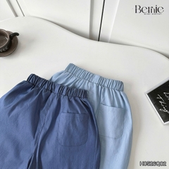 Quần ngố quần lửng chất bò giấy mềm phối túi cho bé trai size từ 1 đến 6 tuổi BERNIE KIDS H0526Q02