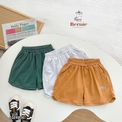 Set bộ thun ba lỗ phối viền cổ và tay Iconicboy kết hợp quần ngắn cho bé trai phong cách thể thao size 1 đến 7 tuổi BERNIE 0124B06