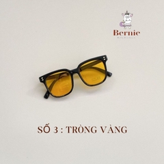 Kính mắt thời trang kính râm kính tròn nhiều màu cho bé trai bé gái đi chơi đi du lịch K05 BERNIE