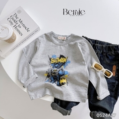 Áo phông áo thun dài tay họa tiết siêu nhân người nhện cho bé trai size 1 đến 7 tuổi BERNIE 0524A27
