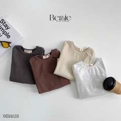 Áo thun tay dài basic nhiều màu unisex cho bé trai bé gái đi học đi chơi 1đến 7 tuổi BERNIE 0624A10