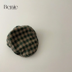 Mũ nồi mũ beret mũ anh quốc mũ công tử cho bé trai caro thô mềm phối khuy phong cách cổ điển  BERNIE