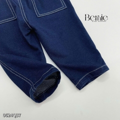 Quần dài quần denim phối chỉ nổi cho bé trai phong cách sành điệu 1 đến 7 tuổi BERNIE 0624Q37
