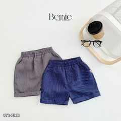 Set bộ gilê vest công tử cổ sam 4 chi tiết áo sơ mi ngắn phối gi le rời kèm nơ cổ 1 đến 7 tuổi BERNIE 0724B13