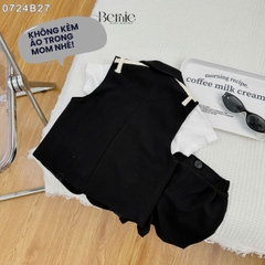 Set bộ Vest blazer công tử phong cách hàn quốc cho bé trai 1 đến 7 tuổi BERNIE 0724B17