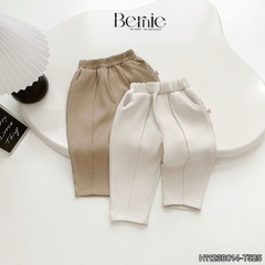 Set bộ vest gi lê bé trai 4 chi tiết áo sơ mi tay dài màu trắng phối gi le rời và quần dài kèm nơ cổ 1 đến 7 tuổi BERNIE H1123B014 - T525