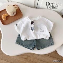 Quần short quần jean đùi cho bé trai đi chơi đi học size 9kg tới 28kg BERNIE KIDS T0425B65Q