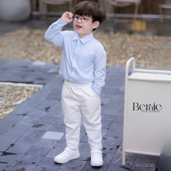 Quần dài kaki đính cúc quần âu dài kaki cho bé trai phong cách Hàn quốc 1 đến 7 tuổi BERNIE H0525Q30