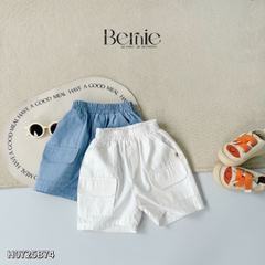 Set sơ mi 3 món đi biển đi chơi phong cách hàn quốc cho bé trai áo sơ mi áo ba lỗ và quần short cho bé trai size 1 tới 7 tuổi BERNIE H0725B74