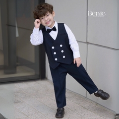 Set vest gile công tước dài tay 5CT cho bé trai thôi nôi sinh nhật đi tiệc 1 đến 7 tuổi BERNIE H0625B13