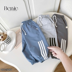  Quần dài quần nỉ da cá phong cách thể thao phối dây cho bé trai bé gái size 9 tới 28kg BERNIE H0725Q84