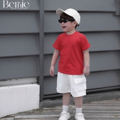 Quần short quần kaki túi hộp 1 bên cho bé trai phong cách hàn quốc đi chơi đi học size 9 tới 28kg  BERNIE P1124Q52