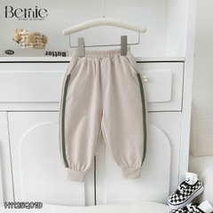 Quần thun dài thể thao cho bé trai bé gái dáng basic năng động 1 đến 7 tuổi BERNIE H1125Q01Đ