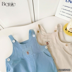  Set Yếm ngắn kèm áo thun Gấu Bóng chày cho bé trai bé gái unisex phong cách hàn quốc size 1 đến 7 tuổi BERNIE H1025B10Đ