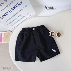 Quần kaki quần short đùi thêu họa tiết khủng long Dino cho bé trai size 9 tới 28kg BERNIE H1125Q41
