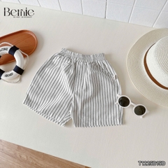 Set bộ sơ mi tay ngắn cho bé trai phối màu họa tiết Summer kèm quần short size 9 đến 25kg BERNIE H1225B15Đ