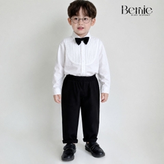 Set sơ mi xếp ly nơ DÀI H0725B47