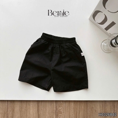  Set sơ mi Boy 3CT áo sơ mi trắng kèm quần short kaki và cà vạt cho bé trai đi học đi chơi 11 tới 28kg BERNIE H0326B42