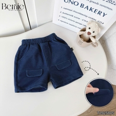 Set bộ tay ngắn áo thun cotton ngộ nghĩnh kèm quần short denim bé trai size 11 tới 25kg BERNIE T0925B05-T126