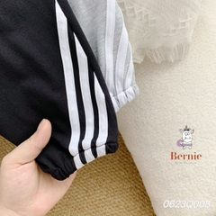 Quần dài thể thao cho bé trai bé gái dáng basic thun cotton 4 chiều 1 đến 7 tuổi BERNIE 0623Q008