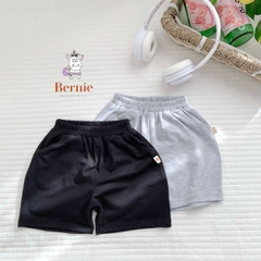 Set đồ bộ thun ngắn tay hiphop basic unisex cho bé trai bé gái phong cách hàn quốc 1 đến 7 tuổi BERNIE