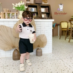 Set độ đồ thun Polo ngắn tay cho bé trai bé gái đồng phục BERNIE thủy thủ quần short chân váy xếp ly 8-30kg H0924B04