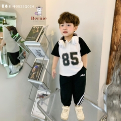 Quần dài thể thao cho bé trai bé gái dáng jogger năng động màu sắc basic 8 đến 25kg BERNIE