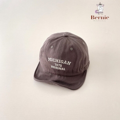 Mũ nón lưỡi trai cho bé trai Michigan phong cách hàn quốc 1 đến 5 tuổi BERNIE kids