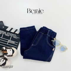 Quần dài quần denim phối chỉ nổi cho bé trai phong cách sành điệu 1 đến 7 tuổi BERNIE 0624Q37