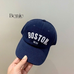 Mũ lưỡi trai unisex cho bé trai bé gái đáp chữ phối viền màu BERNIE 46-54cm bé 2 đến 8 tuổi
