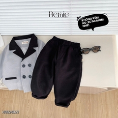  Set vest công tử Blazer H0924B27 2 chi tiết phong cách hàn quốc cho bé trai 1 đến 7 tuổi Bernie H0924B27