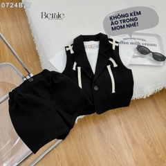 Set bộ Vest blazer công tử phong cách hàn quốc cho bé trai 1 đến 7 tuổi BERNIE 0724B17