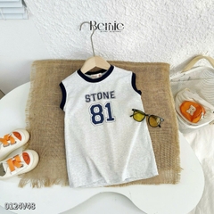 Váy suông thun cotton dáng thể thao cho bé gái đi chơi đi học size 9kg tới 26kg BERNIE 0124V48