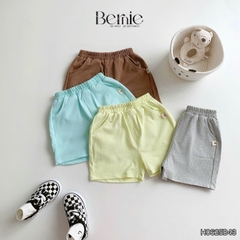 Set bộ quần áo cotton trơn basic cho bé trai bé gái mặc nhà đi học 8 tới 25kg BERNIE H0625B43