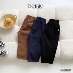 Set bộ sơ mi dài tay áo sơ mi kèm quần kaki dài phối cà vạt cho bé trai Classic Boy 9 đến 28kg BERNIE H0625B17