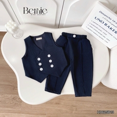 Set vest gile công tước dài tay 5CT cho bé trai thôi nôi sinh nhật đi tiệc 1 đến 7 tuổi BERNIE H0625B13