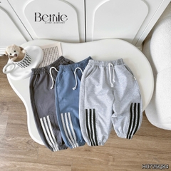  Quần dài quần nỉ da cá phong cách thể thao phối dây cho bé trai bé gái size 9 tới 28kg BERNIE H0725Q84