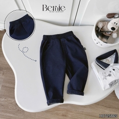 Set bộ polo bé trai dài tay áo polo cổ dệt họa tiết hình in kèm quần dài size 9 tới 25kg BERNIE H0725B65