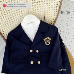 Set bộ vest bé trai phong cách hàn quốc cho bé đi tiệc BERNIE kids 1 đến 7 tuổi