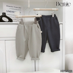  Set vest chéo 4 khuy công tử kèm nơ thêu huy hiệu cho bé trai 1 đến 7 tuổi BERNIE H0725B83
