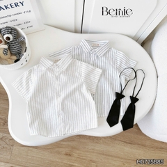  Set vest gi lê cộc tay quần dài Luxe 4 chi tiết cho bé trai phong cách Hàn quốc size 8 tới 25kg BERNIE H0725B85