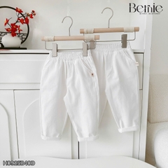 Set áo dài bé trai áo chất tafta tre thêu rồng phối khánh kèm quần dài kaki size 9 đến 25kg BERNIE H0925B40Đ