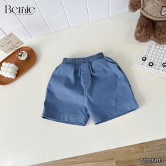 Set bộ đi chơi tay ngắn áo sơ mi họa tiết in tràn Idol cho bé trai kèm quần short denim size 11 đến 28kg BERNIE T1255B13