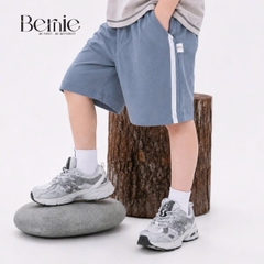 Quần short quần đùi chất thun cotton phong cách Sport cho bé trai bé gái size 9 tới 28kg BERNIE H0226Q39Đ